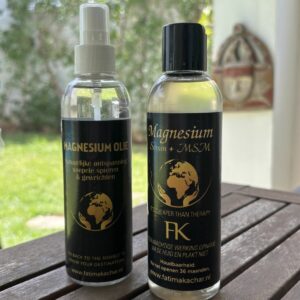 Set Magnesiumolie 200 ml en Magnesium + Msm serum 200 ml